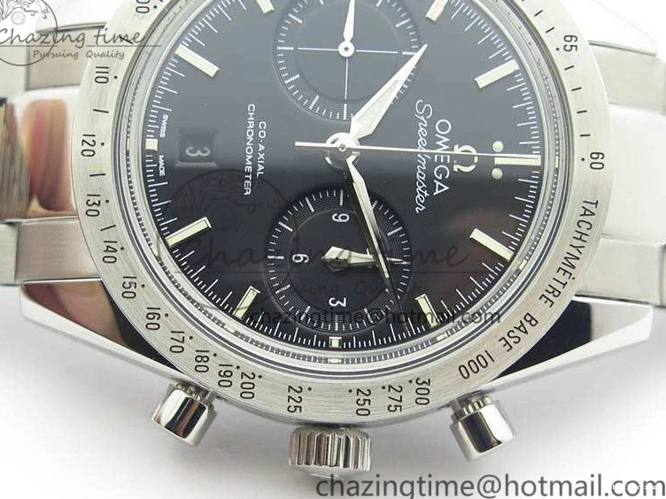 1230 Speedmaster ’57 Co-Axial OMF 1:1 Best Edition Black Dial White Markers On SS Bracelet A Durable 8146